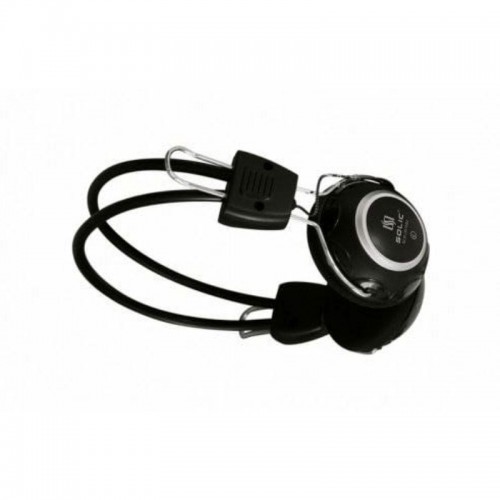 SLR-301MV  Comfortable SOLIC Black Wired Headphones
